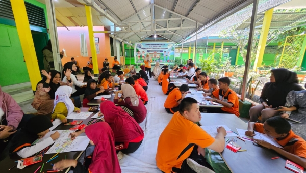 Keseruan SLB ABCD Muhammadiyah Palu Dalam Memperingati Hari Anak Nasional Tahun 2025